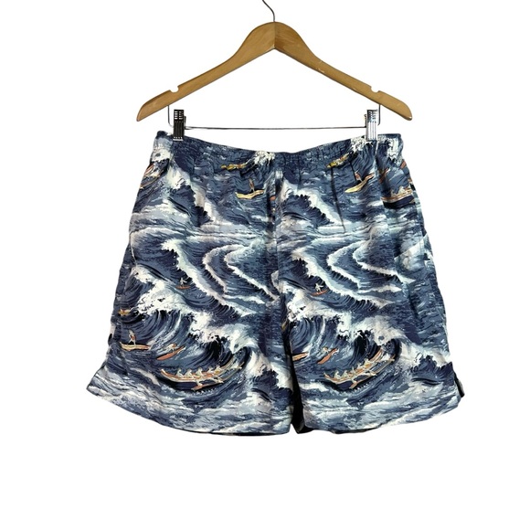 Tommy Bahama Mens Blue Vacation Beach Ocean Surf Swim Shorts Lined Size XL - Picture 1 of 12